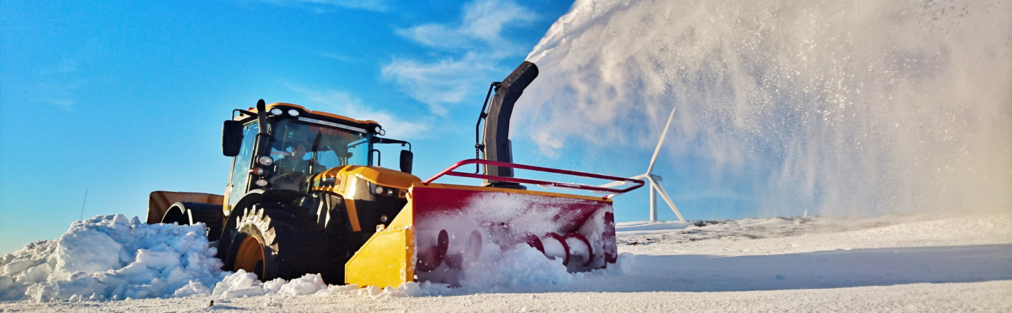 Snow Blowing by Grant Ritchie